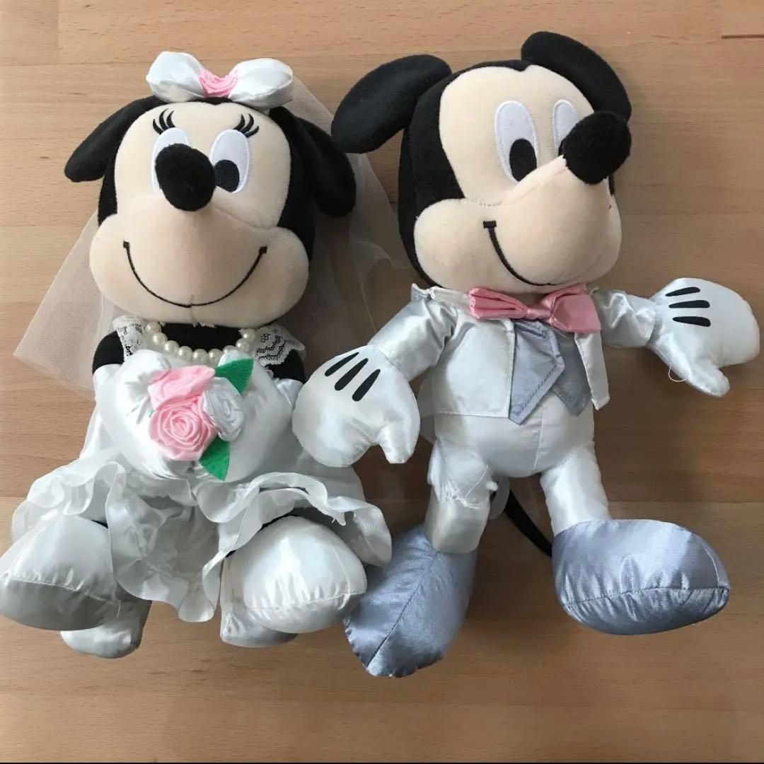 結婚式グッズ】ミッキー ミニー ぬいぐるみ ウェディング ディズニー