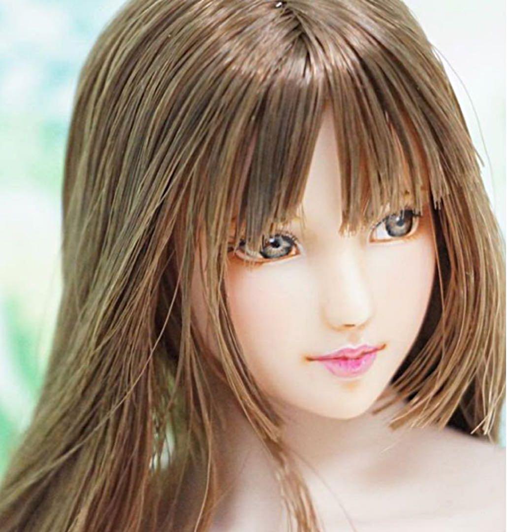 handmade♡1/6カスタムドールヘッド☆莉奈☆オビツ01