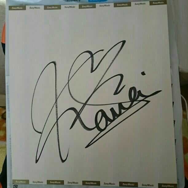 西野カナ サイン色紙