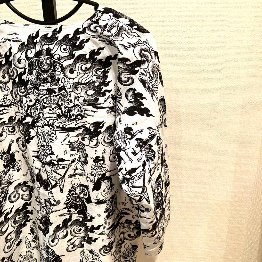 BUENA VISTA 宵宵祇園 ブエナビスタ 鯉口シャツ 地獄絵図 XL - メルカリ