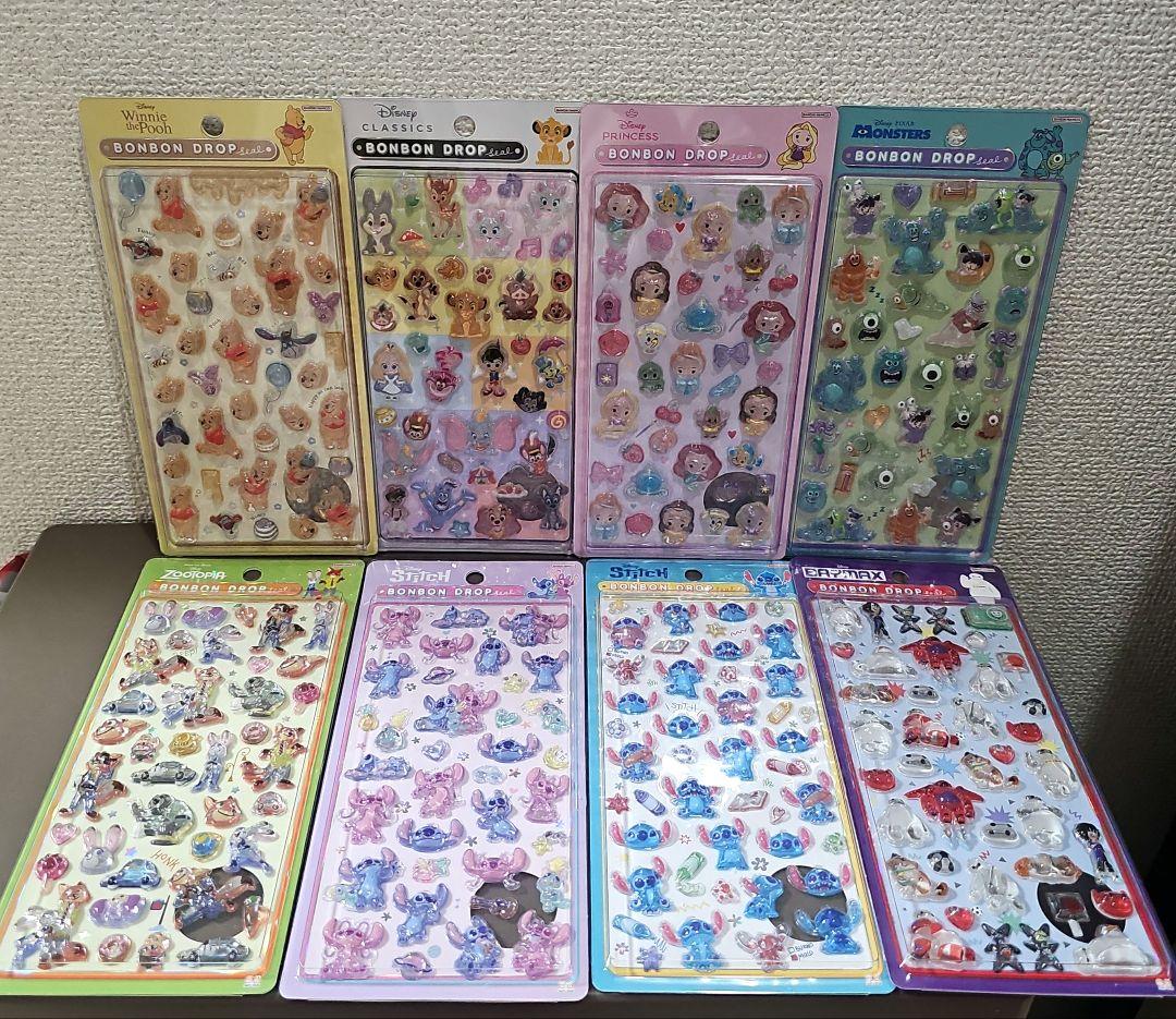 正規品】ボンボンドロップシール ディズニー 第2弾 8種セット - メルカリ