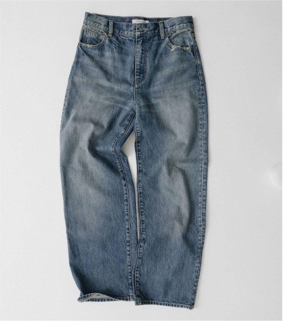 NOTHING WRITTEN フェーデッド ライト デニム パンツ NOTHING WRITTEN】 Faded Light Denim Pants M /追跡付 (NOTHING