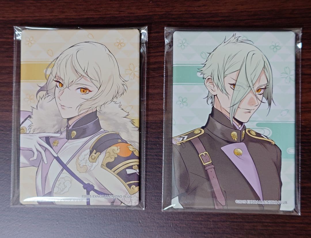 刀剣乱舞 スクエア缶バッジ 極 髭切 膝丸