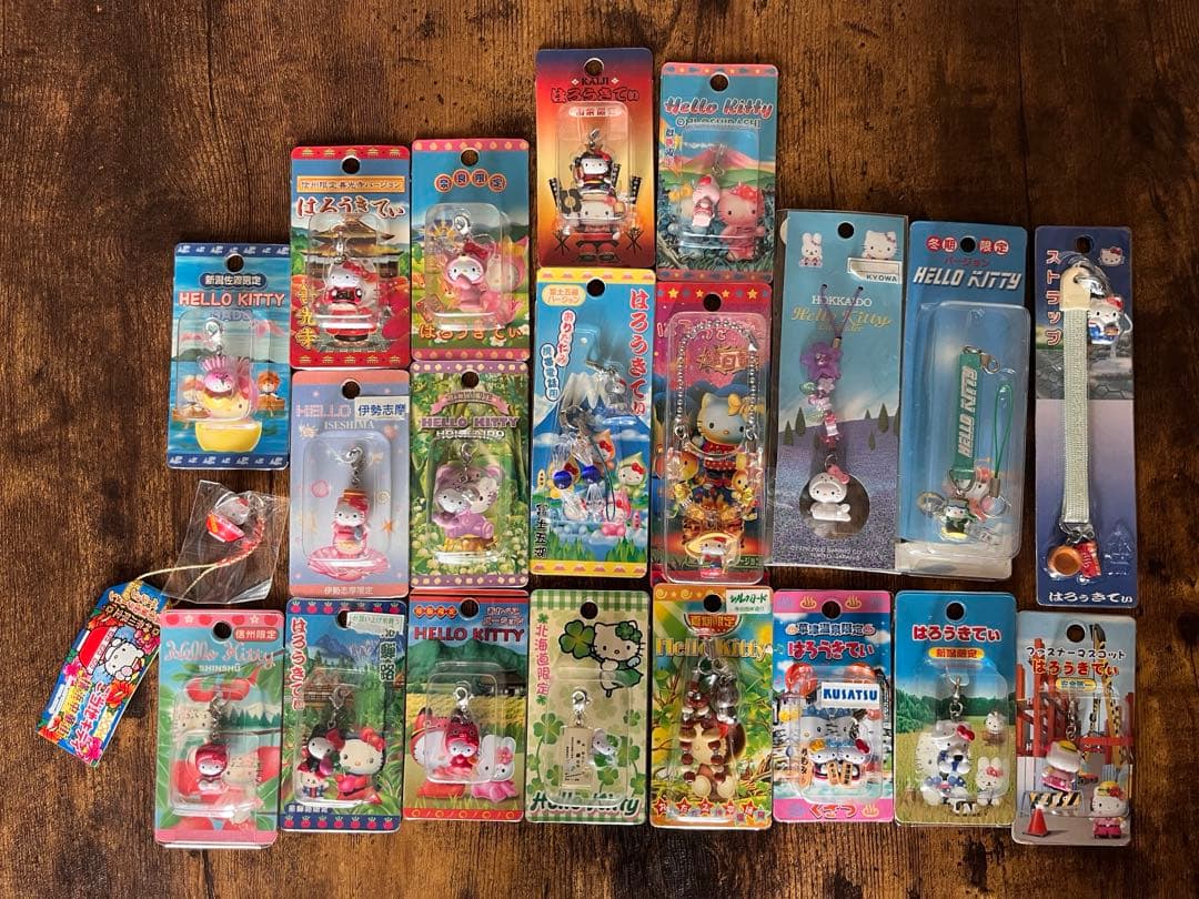 ご当地キティ　キティ　ストラップ　21点