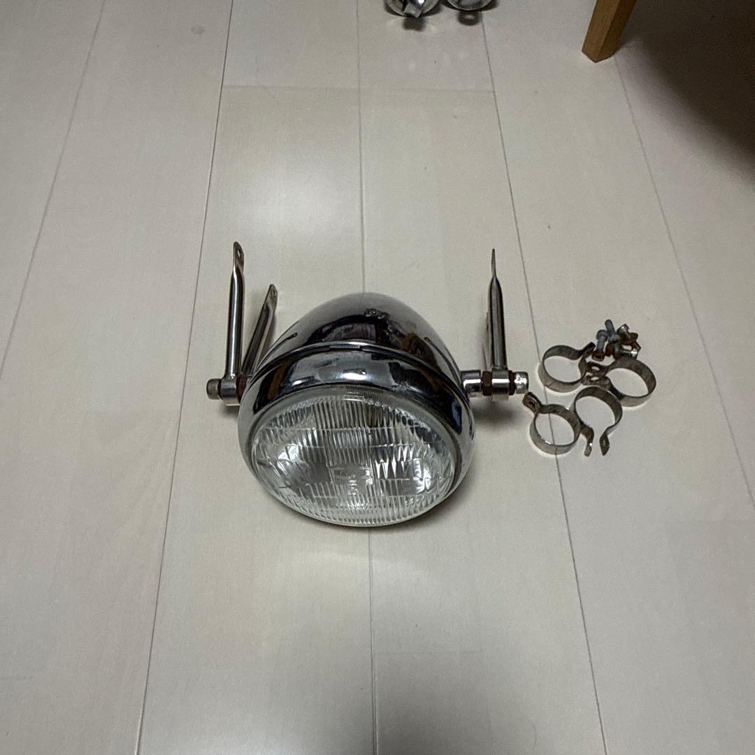 sr400 ペイトンプレイスステー カフェレーサー　砲弾型ヘッドライト ハイマウントパイプワークライトステー SR400/500 / 2％er