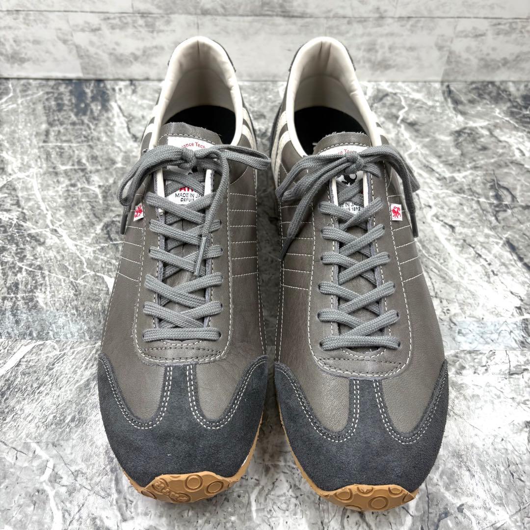 【未使用】 パトリック アイリス スニーカー 26.5cm グレー レザー