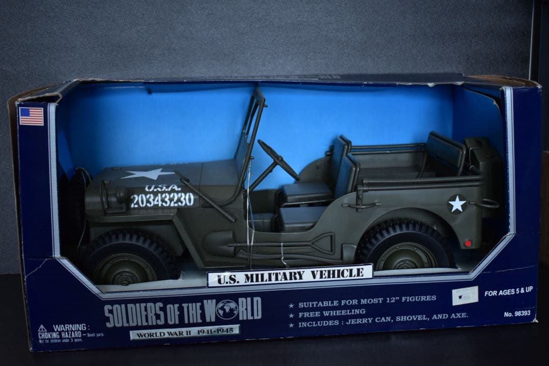 1/6 大型スケール US ウィリス MB ジープ 完成品 GIジョー 米軍 WILLYS JEEP 1/6サイズ ジープ フィギュア付き - メルカリ