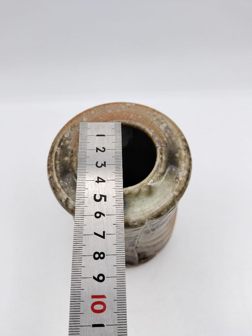 b628 花入 伊賀焼 旅枕 古斉 木箱 茶道具 古物 - メルカリ