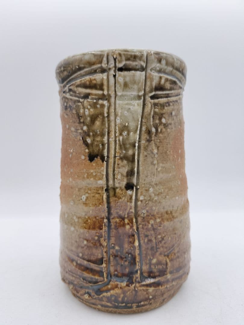 b628 花入 伊賀焼 旅枕 古斉 木箱 茶道具 古物 - メルカリ