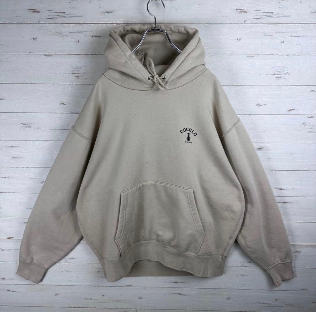 即完売モデル】ココロブランド☆パーカー XXL ビックロゴ オーバー