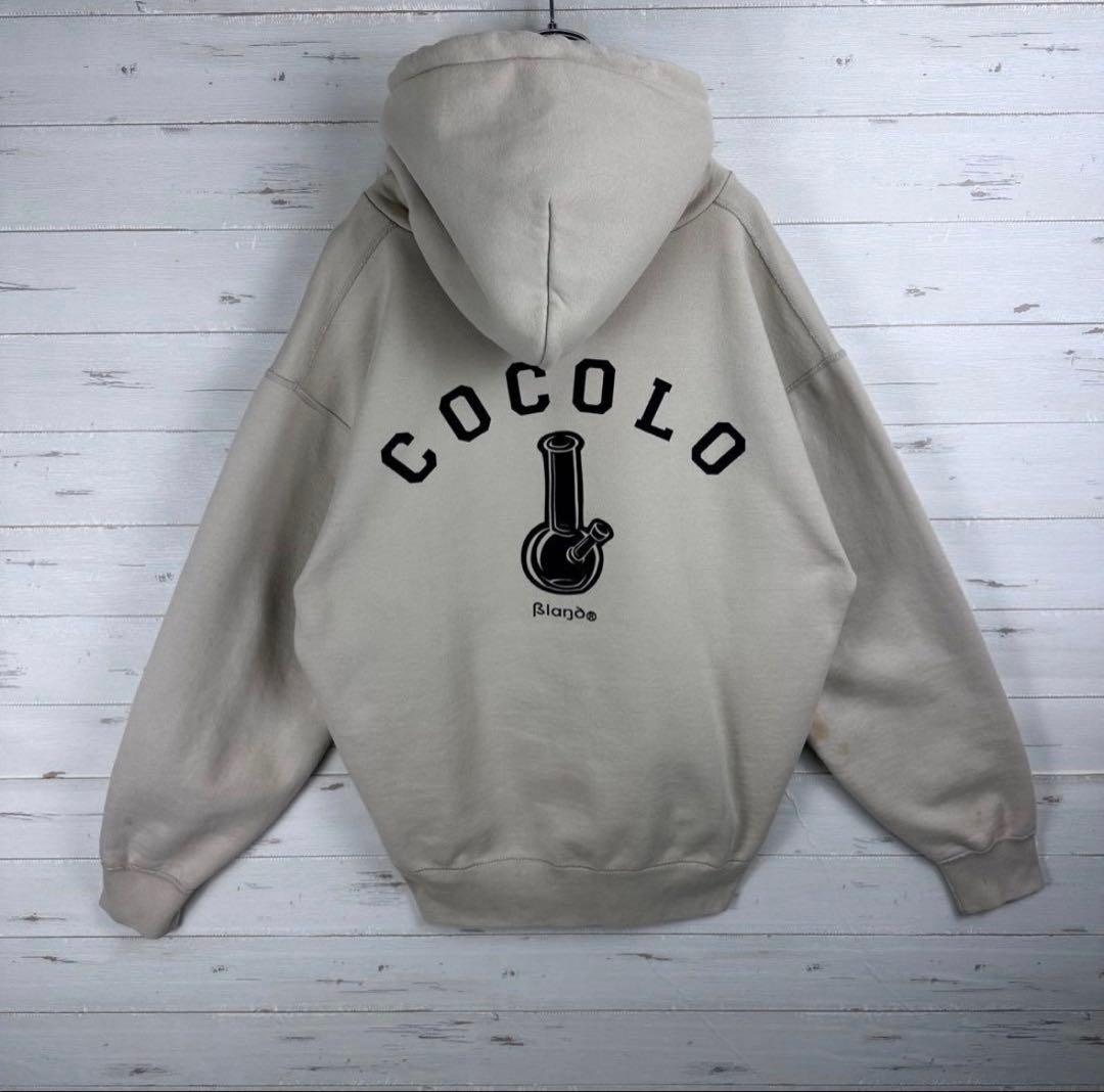 即完売モデル】ココロブランド☆パーカー XXL ビックロゴ オーバー