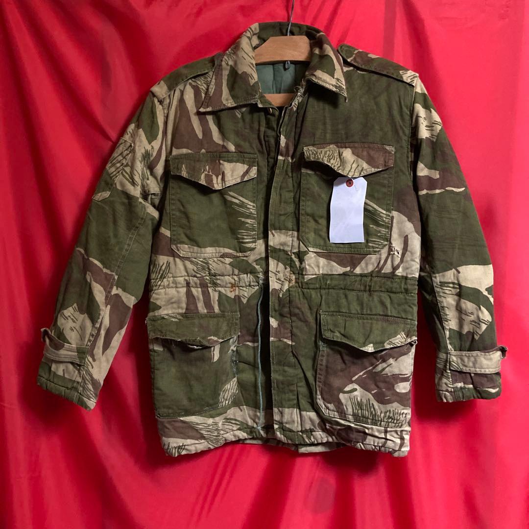 1970-80sパキスタン軍ブラッシュカモウインタージャケット L 実物中古