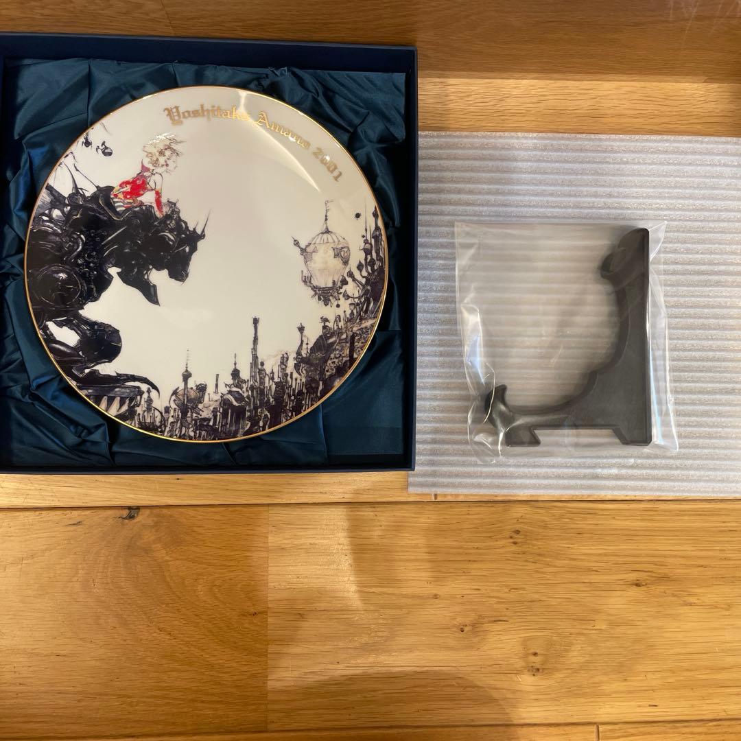 天野　喜孝　2001年　イヤープレート　絵皿　FF6 Yahoo!オークション -「天野喜孝 ファイナルファンタジー」の落札相場