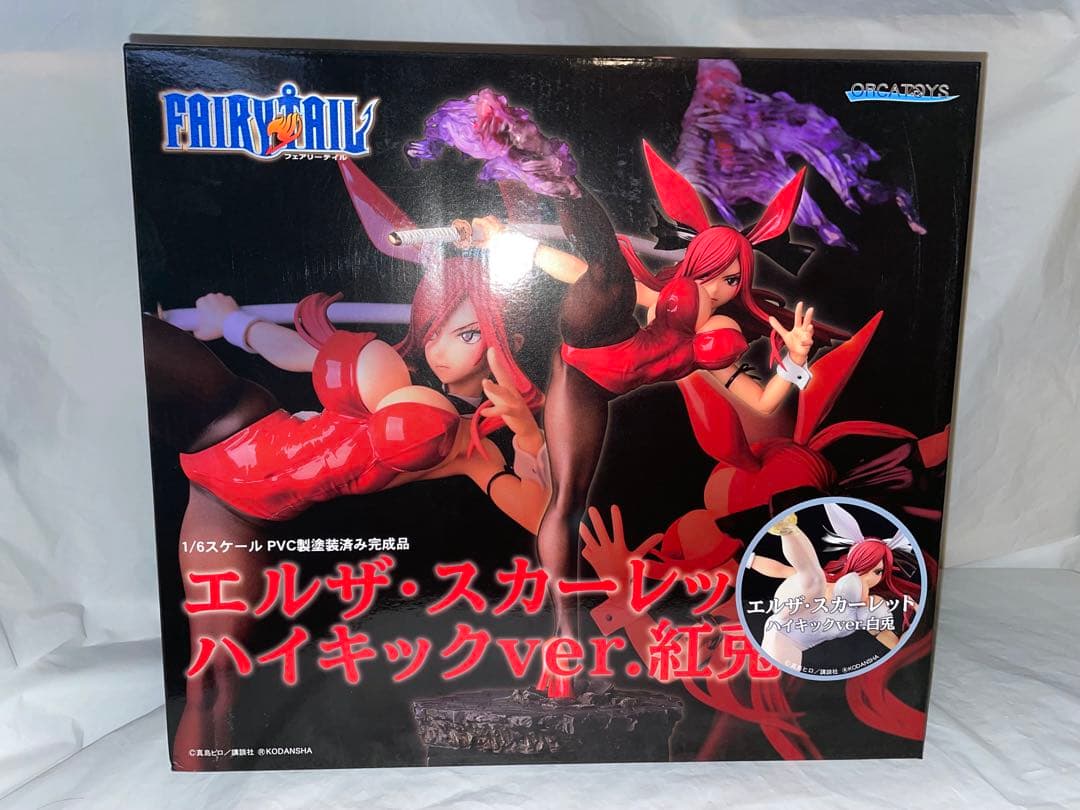 未使用 エルザ・スカーレット ハイキック ver. 白兎 1/6 フィギュア