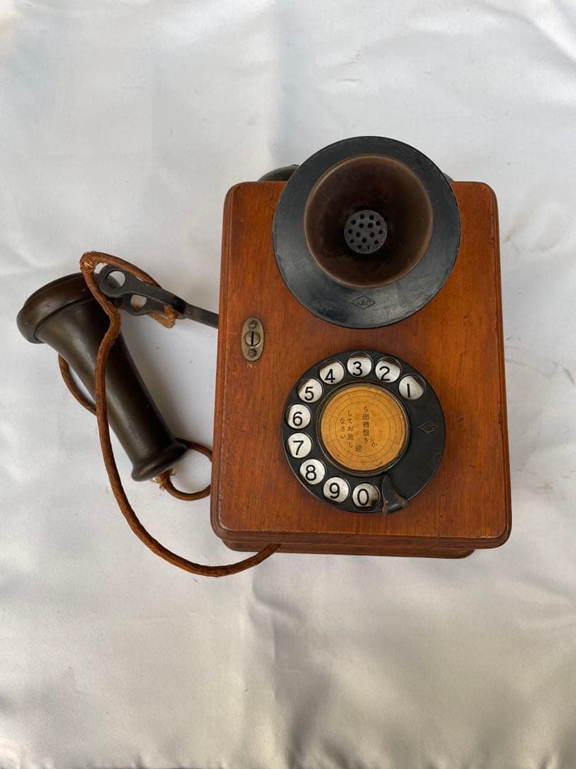 黒電話 昭和電話　東京電気　ダイヤル　昭和レトロ ビンテージ　戦前　大正　古道具