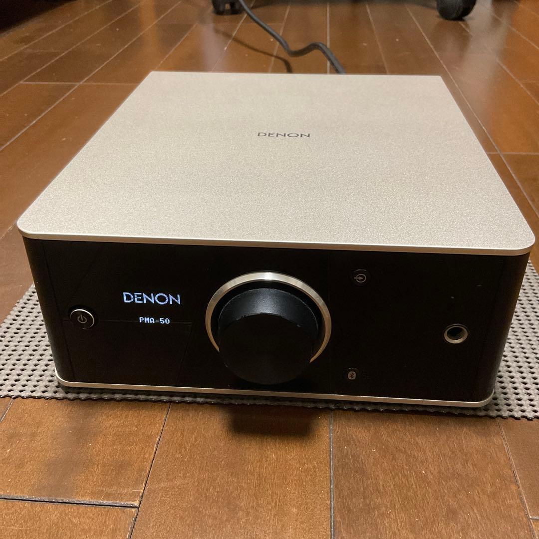 【美品】DENON PMA-50 プリメインアンプ Amazon.co.jp: Denon プリメインアンプ USB-DAC搭載/ハイレゾ音源対応