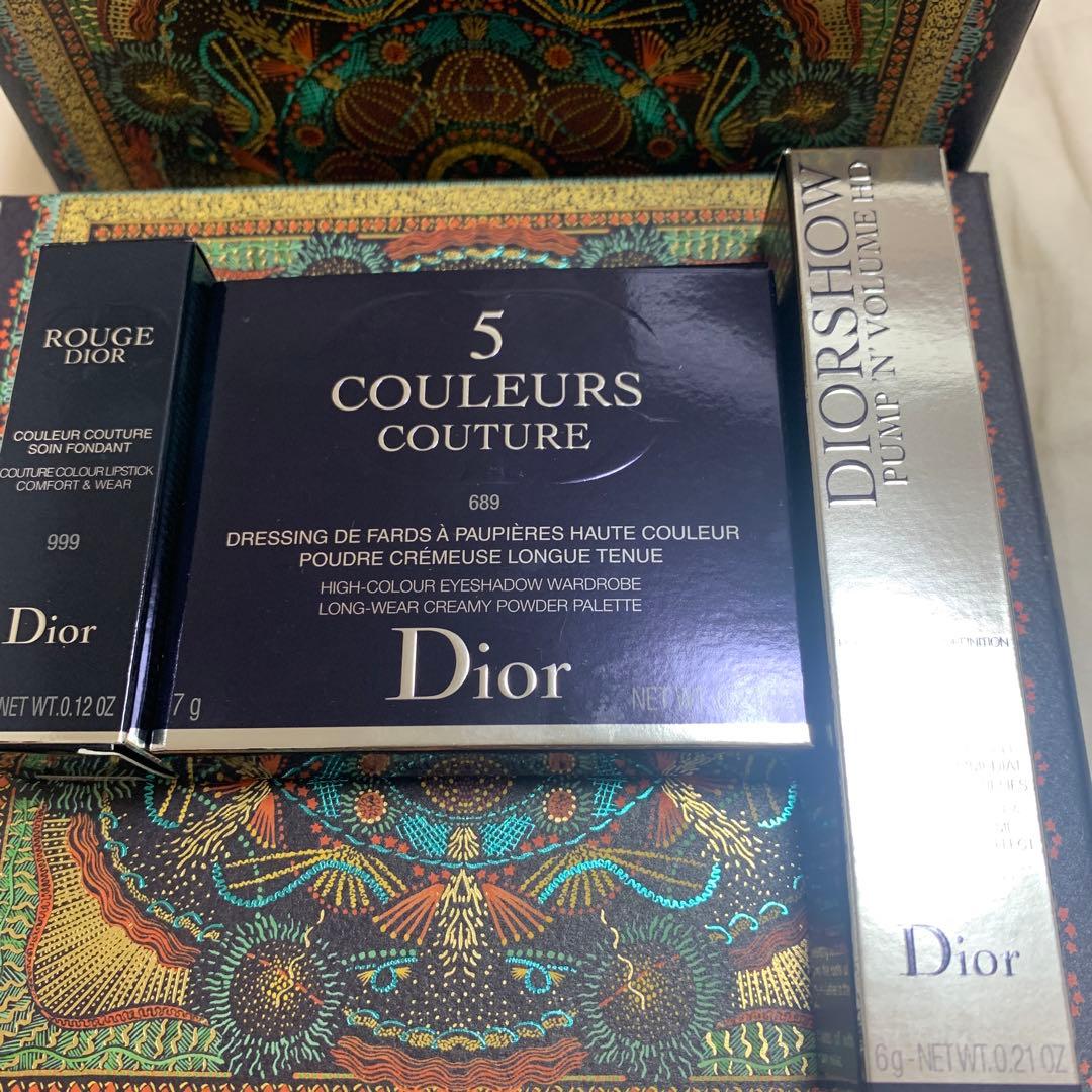 ディオール  DIOR サンククルール　アイシャドウ　ルージュ　マスカラ計3点