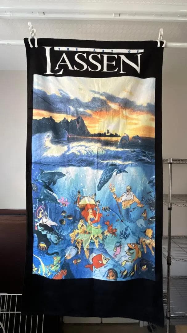 ✨ビンテージ✨　クリスチャンラッセン リトルマーメイド バスタオル ビーチタオル