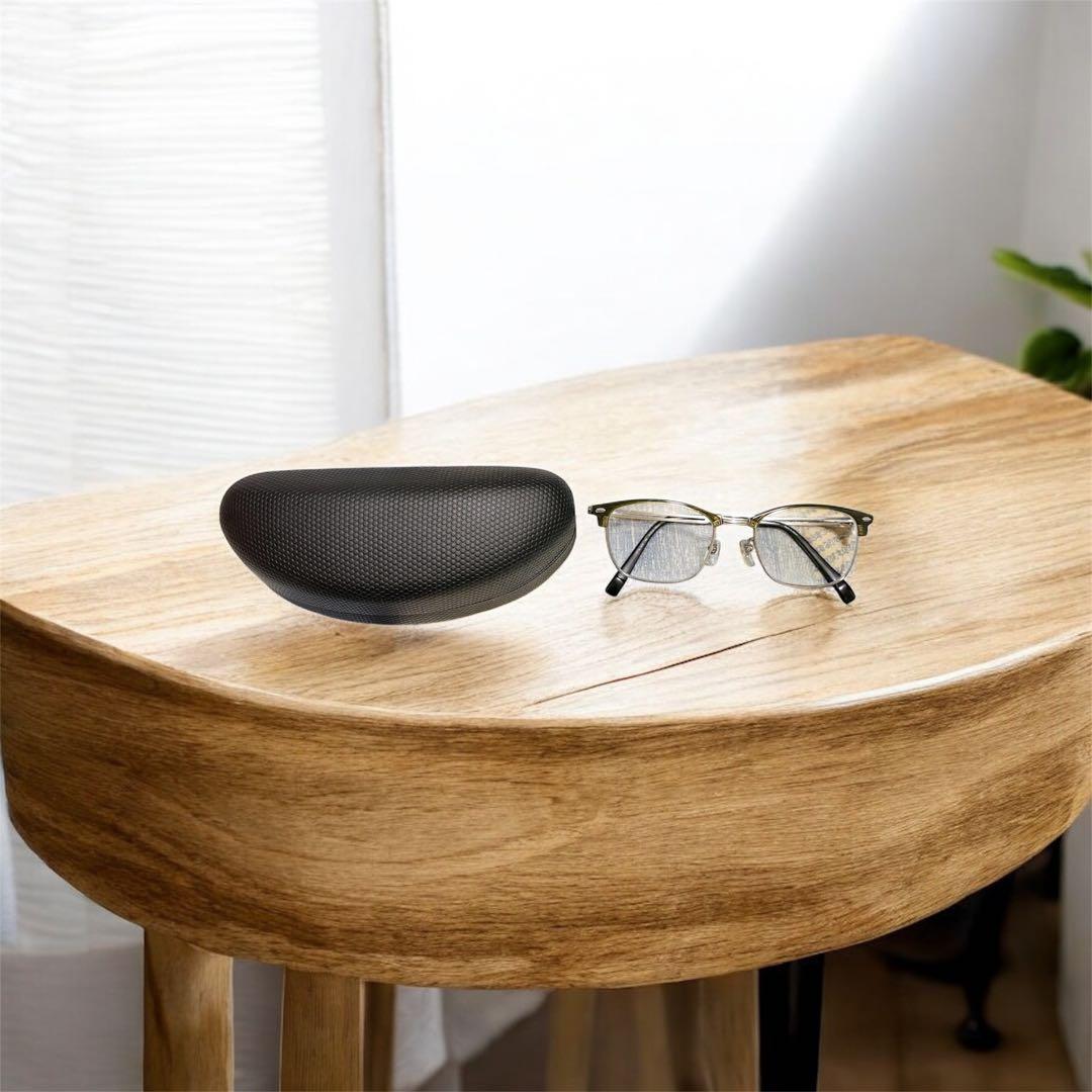 【日本製・チタン】CHARMANT シャルマン メガネフレーム ケース付 軽量