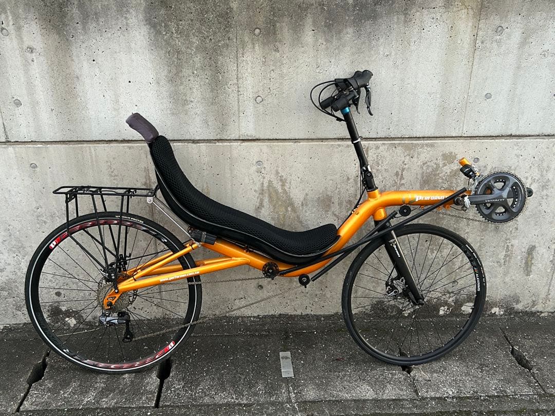 PERFORMER リカンベント自転車 オレンジ ペダル式リカンベント - High racer 700c Disc - Cycles Performer