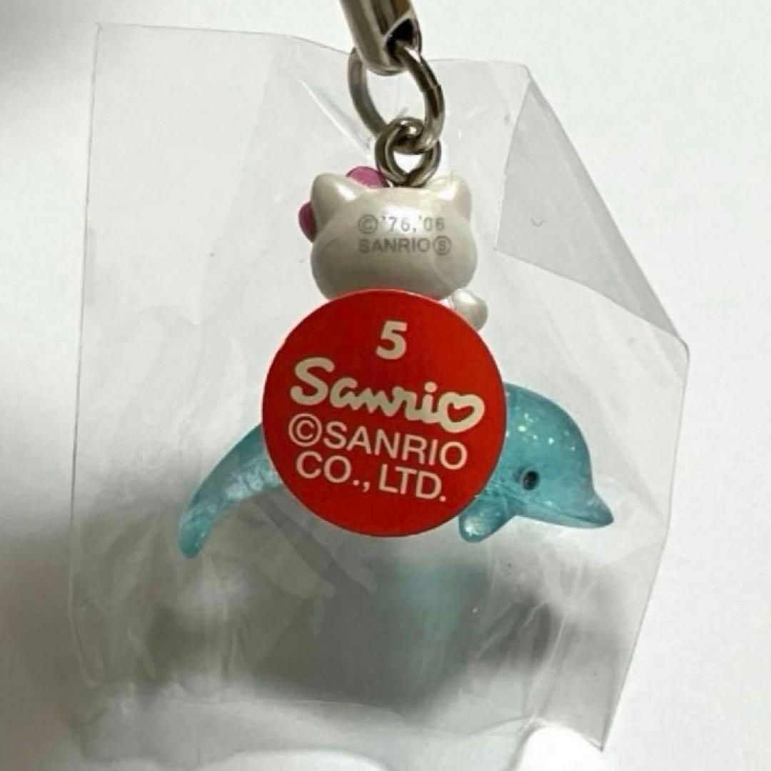 未使用】ハローキティ オーロラねつけ 根付け ドルフィン イルカ