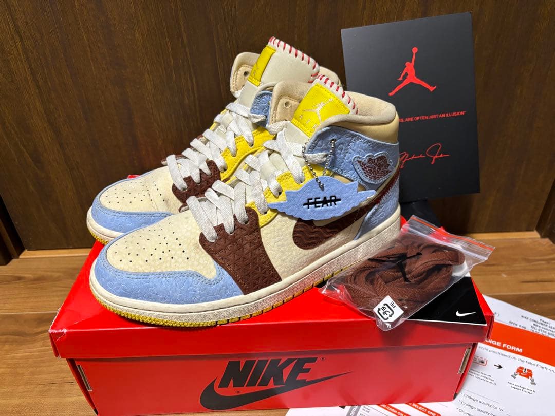 ナイキ エアジョーダン1 ミッド SE フィアレス メゾンシャトールージュ