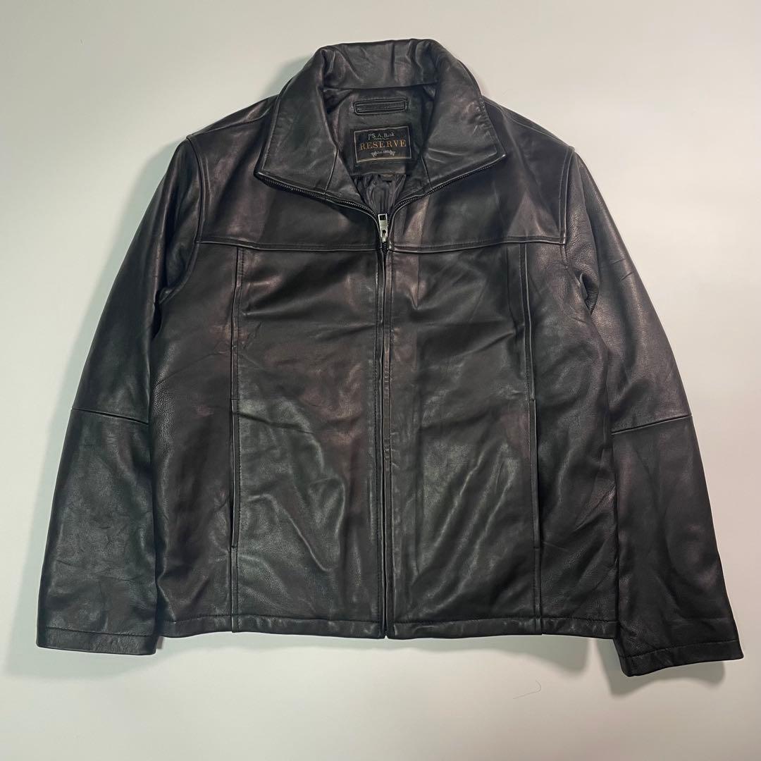 無*事様 Jos. A. Bank Reserve Leather Jacket