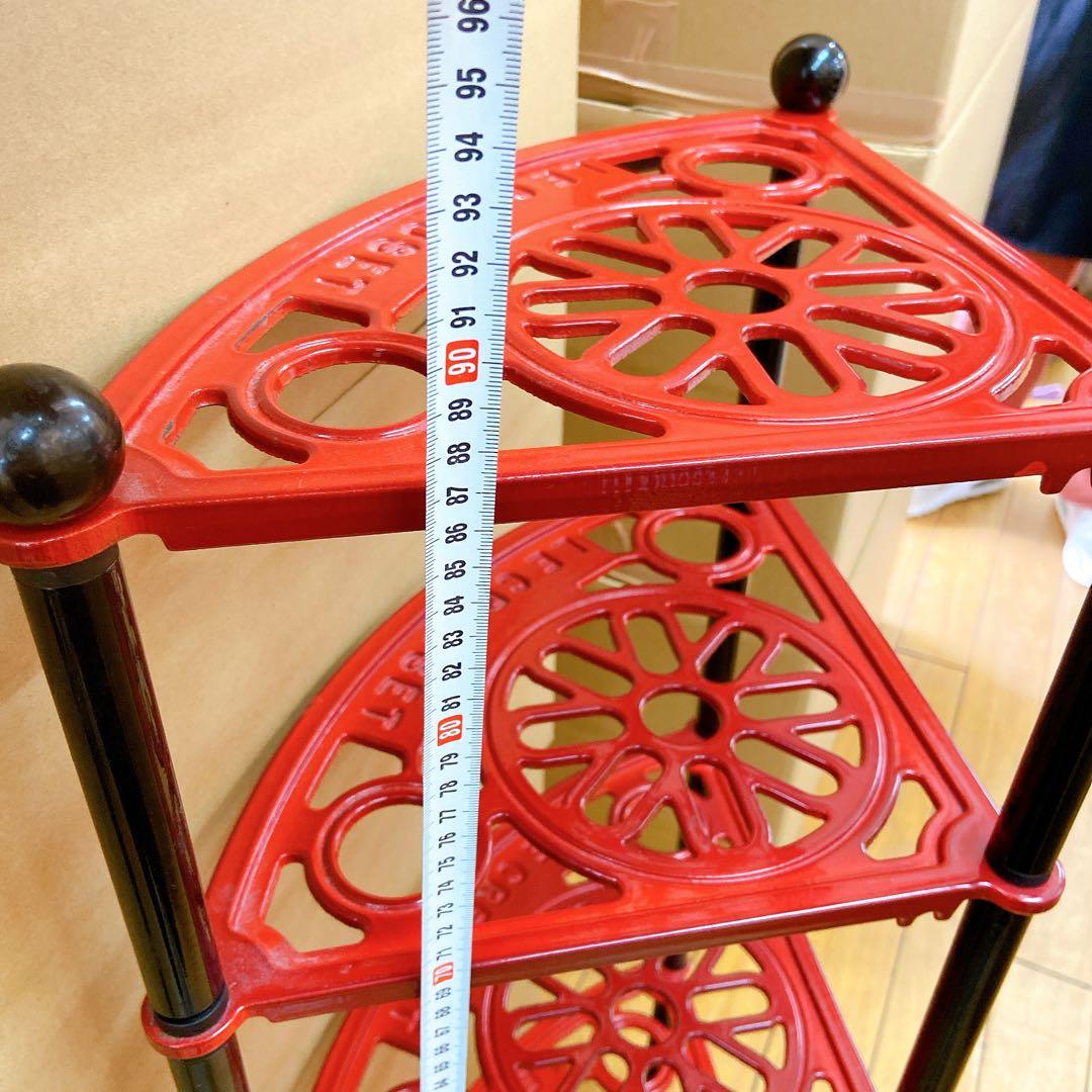 5A11 廃盤 希少 ル・クルーゼ ポットスタンド 赤5段 Le Creuset - メルカリ