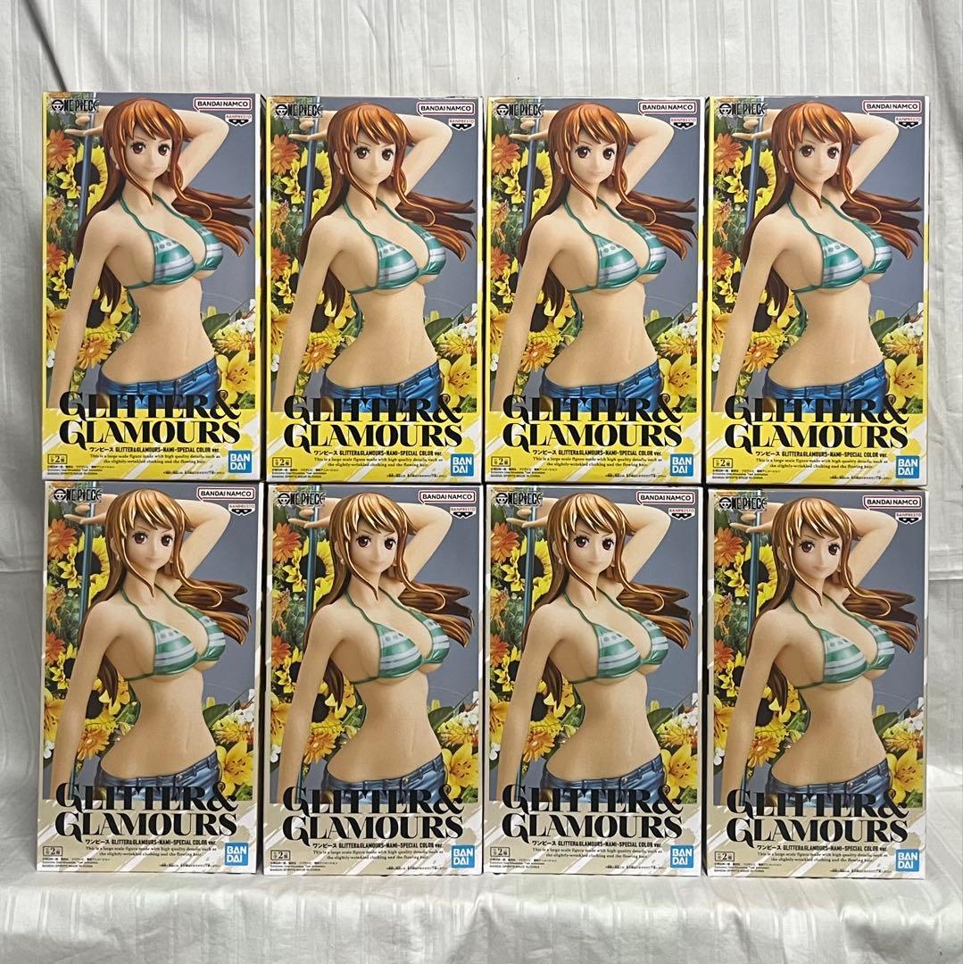 【8個セット】ワンピース グリグラ フィギュア★ナミ★スペシャル カラーver.