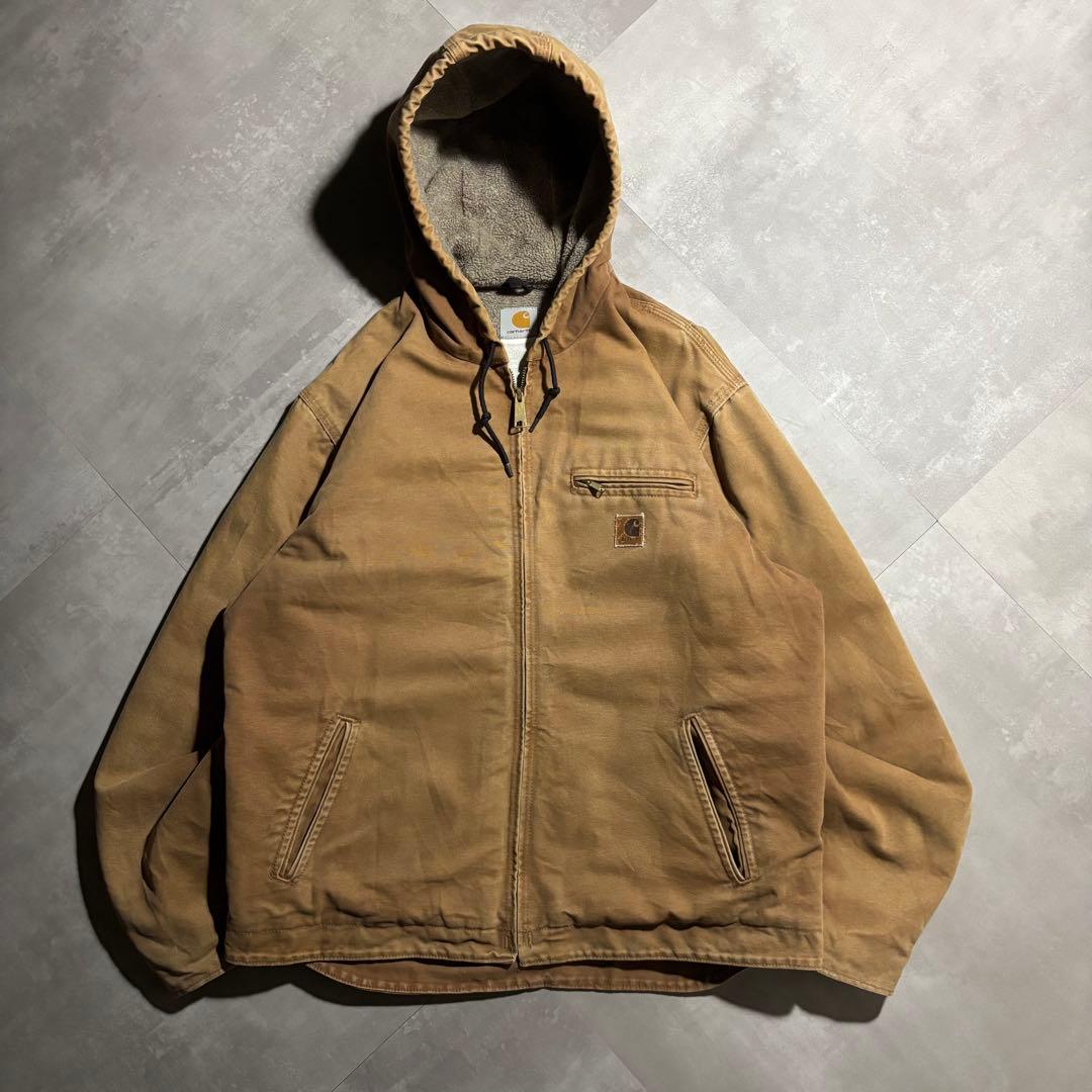 貴重size カーハート carhartt デトロイトジャケット　シエラ　茶色