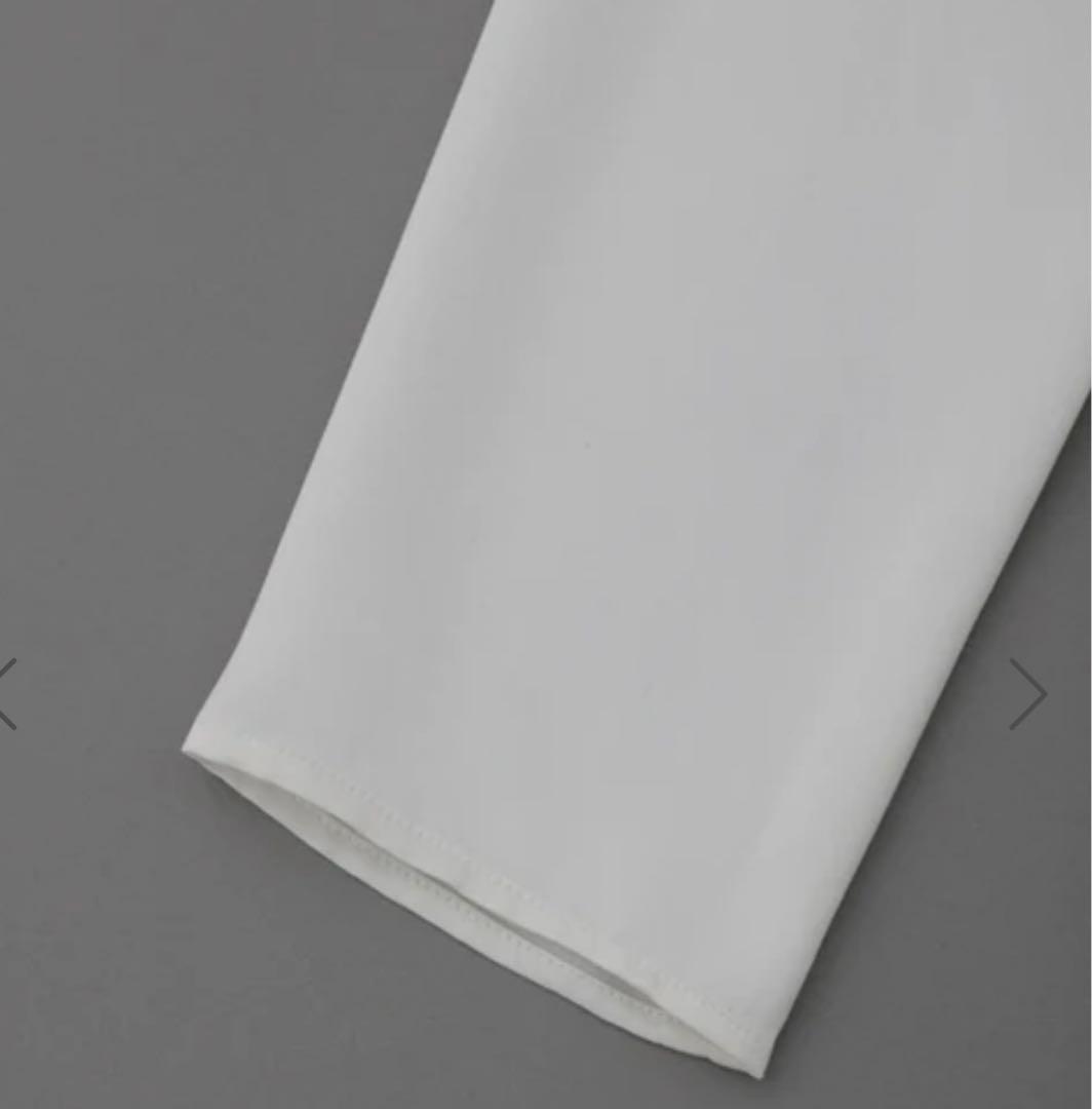 本日までyo BIOTOP Silk collar shirt ホワイト0 - メルカリ