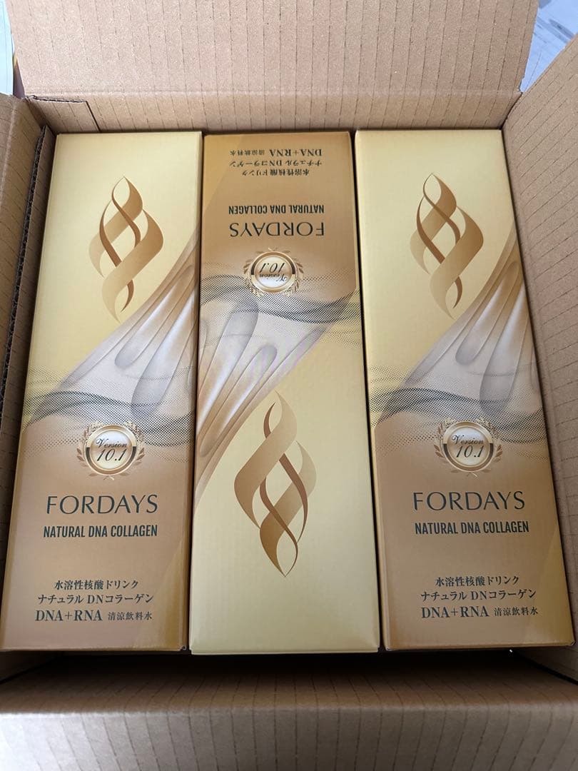 フォーデイズ 水溶性核酸ドリンク　ナチュラルDNコラーゲン 3本セット