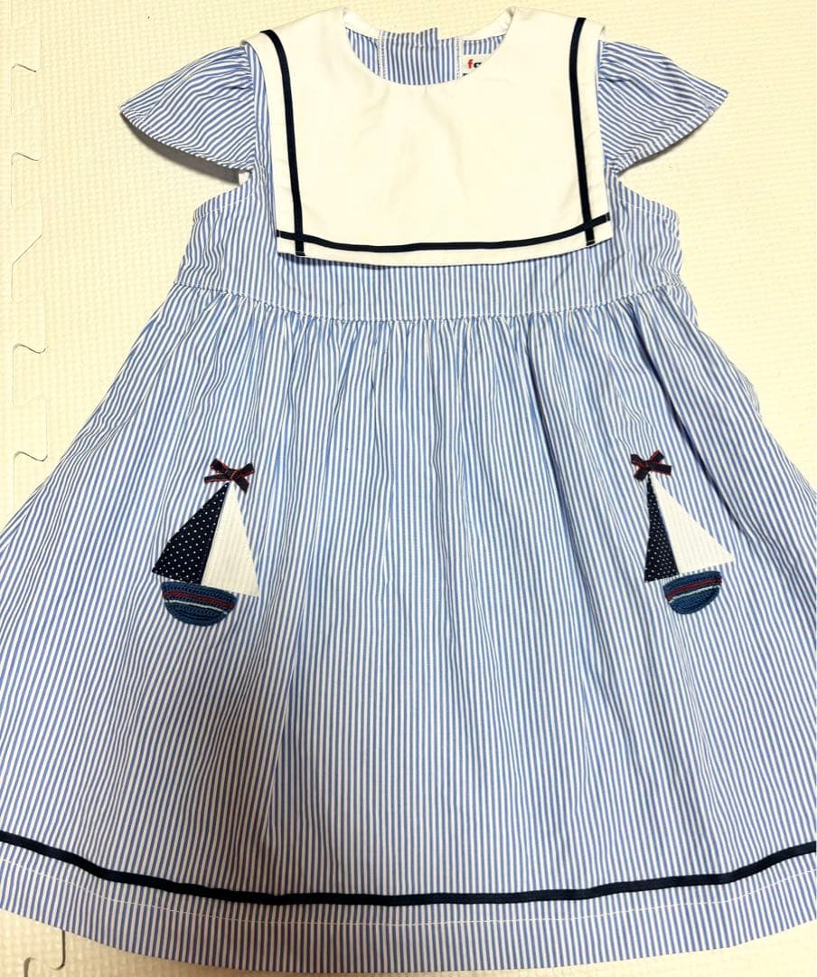 ファミリア セーラー ワンピース 90 - メルカリ