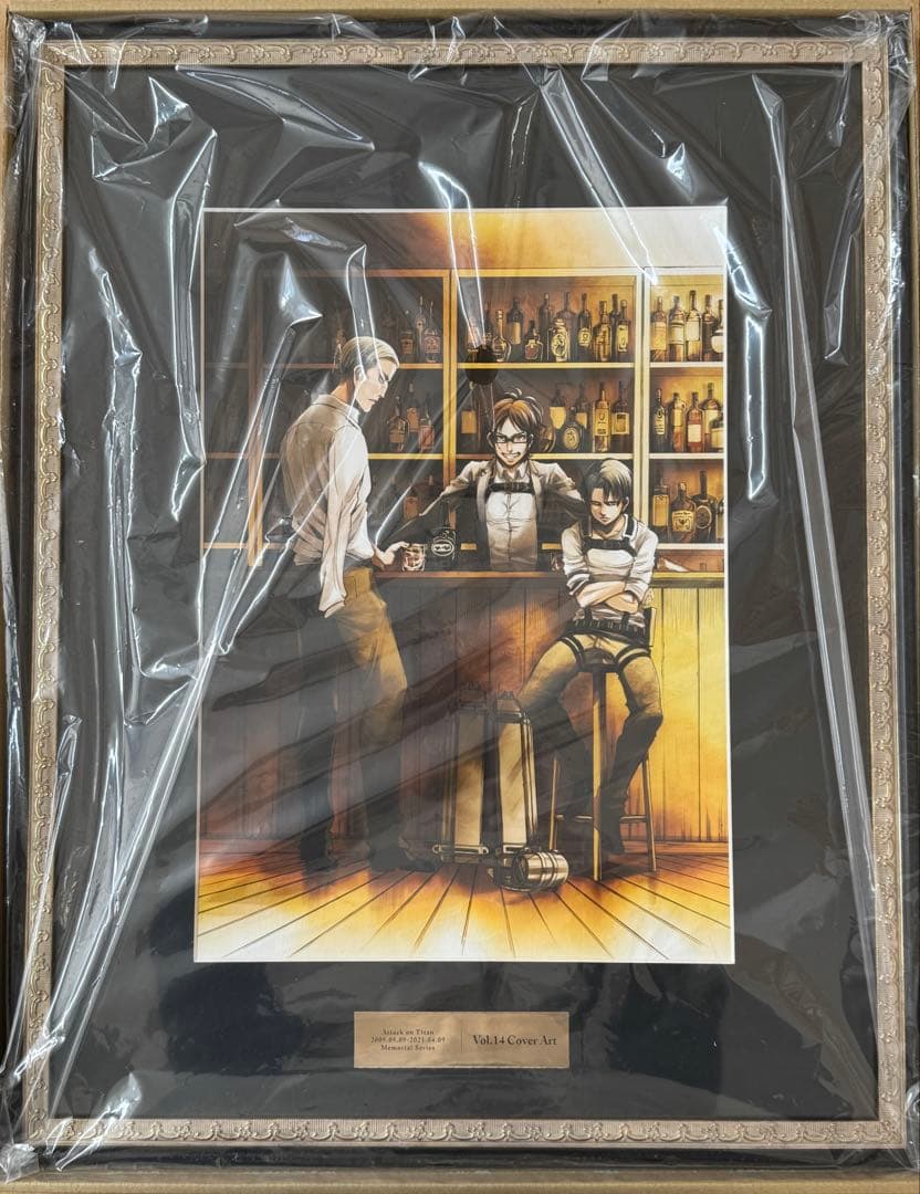 進撃の巨人 オンライン展覧会 記念額装絵 14巻
