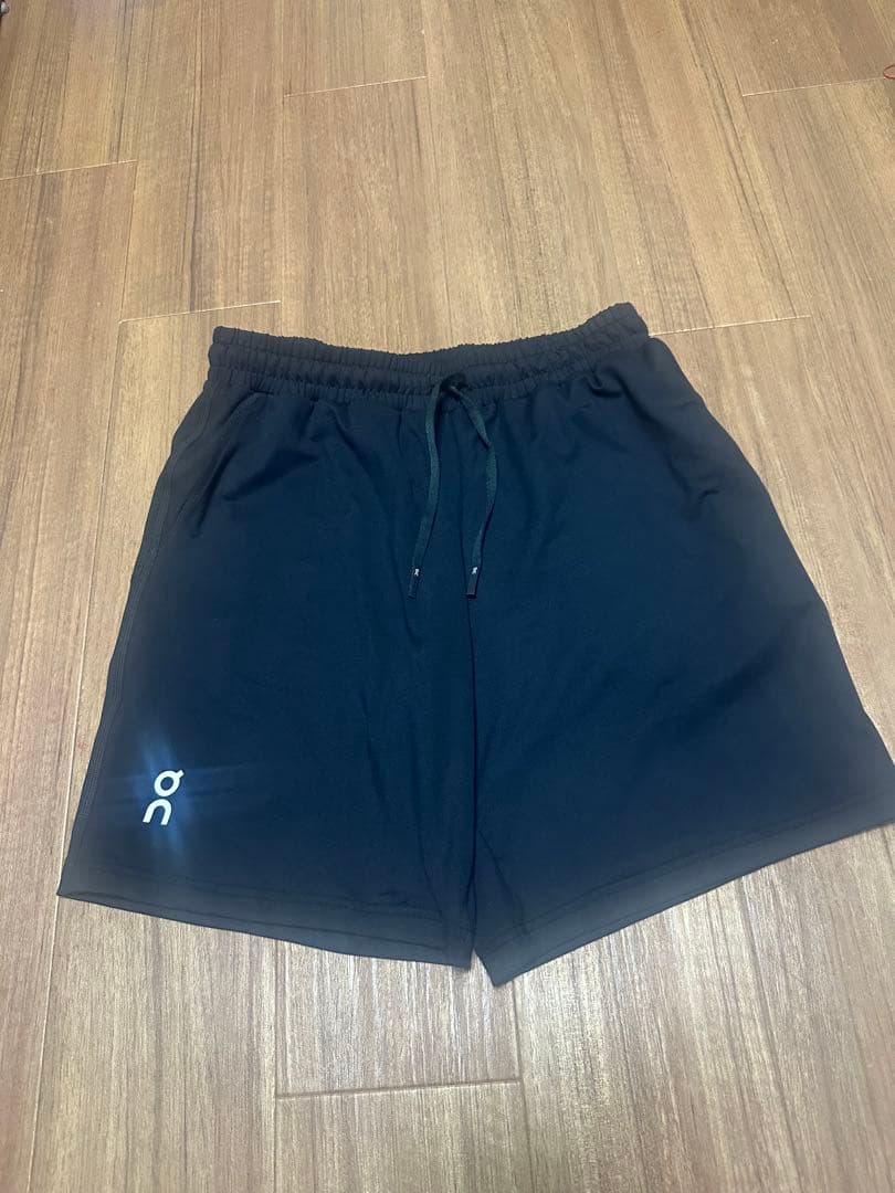 ON COURT ブラック ハーフパンツ　海外Sサイズ 入手困難 即納 ACEFLAG エースフラッグ ハーフパンツ スウェット