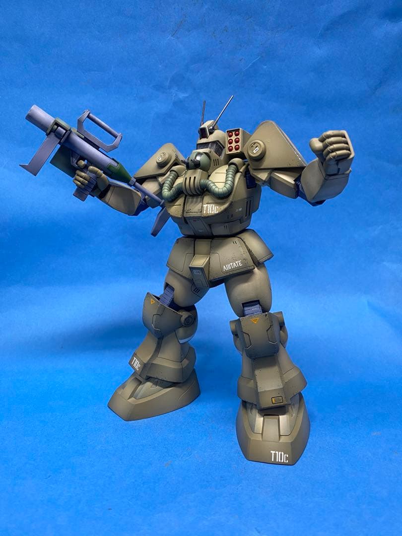 はるくん　ダグラム　ブロックヘッドプラモデル完成品 モデラーズアットワークより『太陽の牙ダグラム』ブロックヘッドの1/72