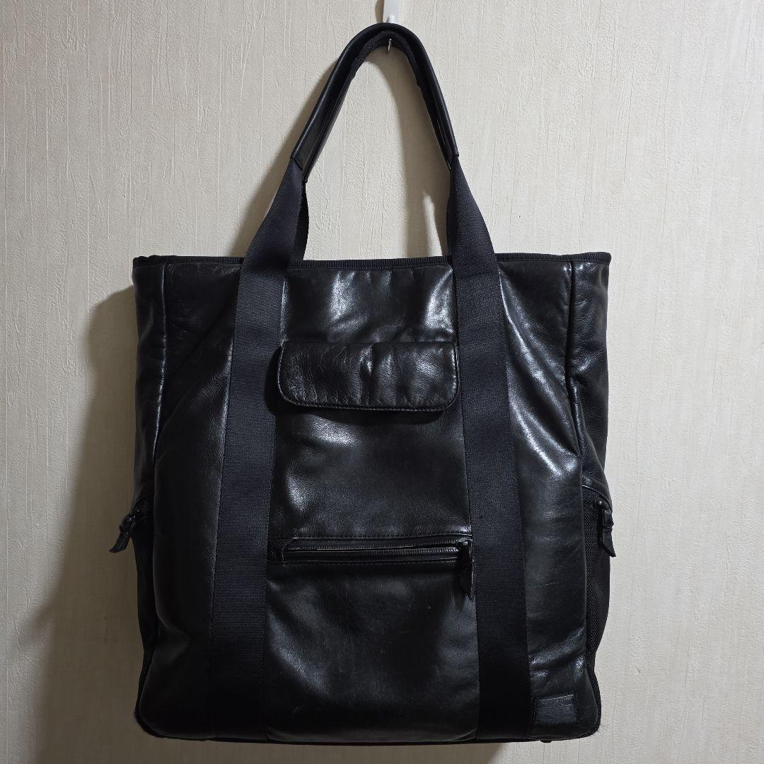 16日まで！ 希少 良品 ポーター ズーム レザー トートバッグ ショルダー