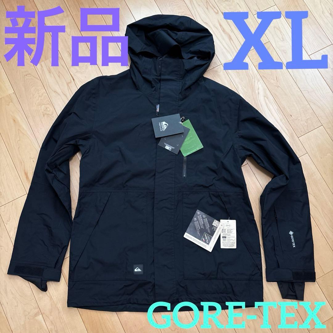 【新品】 QUIKSILVER クイックシルバー GORE-TEX スノボ　黒