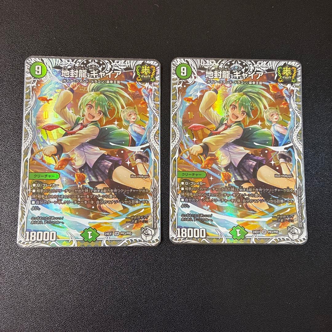 698 地封龍ギャイア キャラプレミアムトレジャー 2枚 - メルカリ