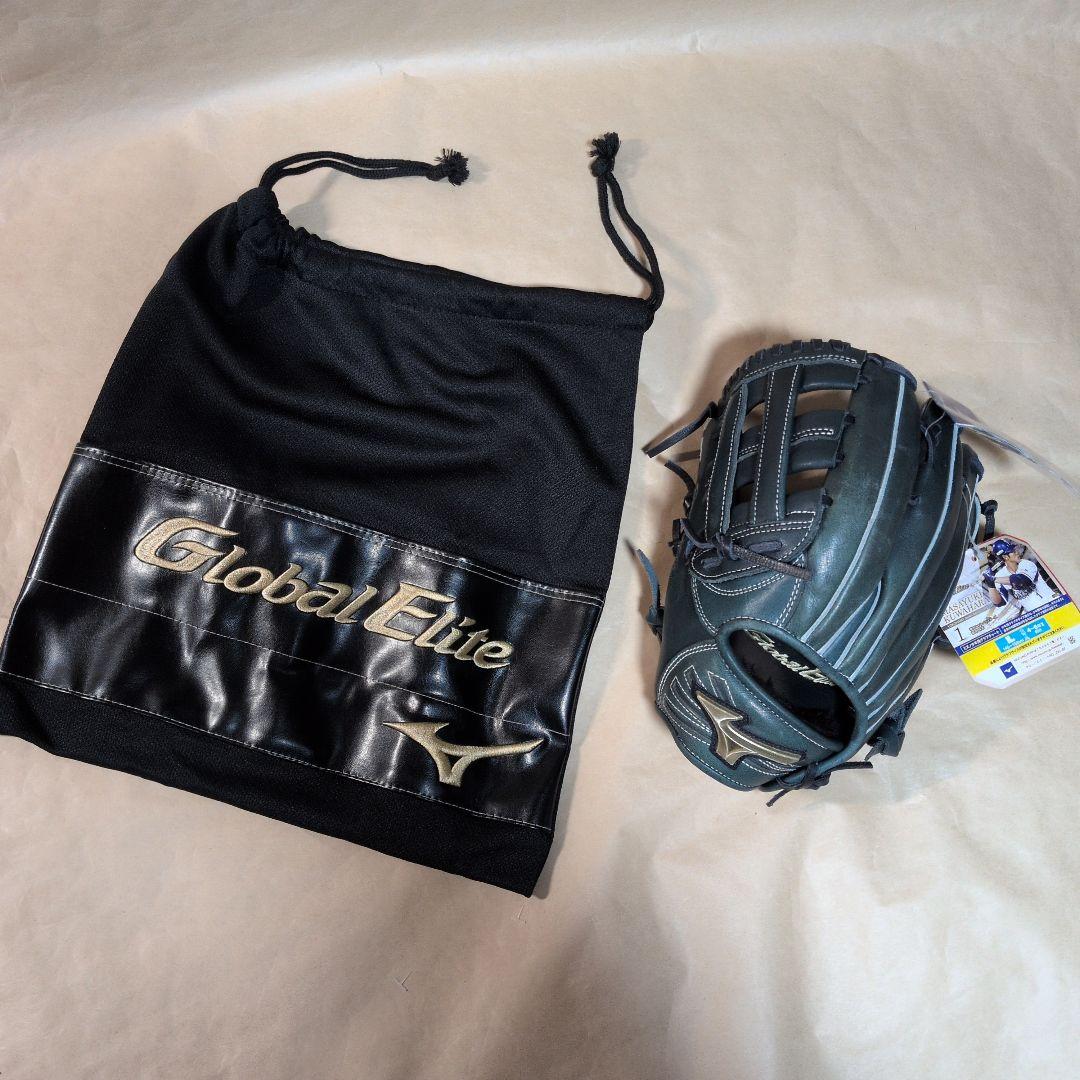 ミズノ:少年軟式グラブ:左投げ用:外野手:桑原将志モデル:サイズL:色