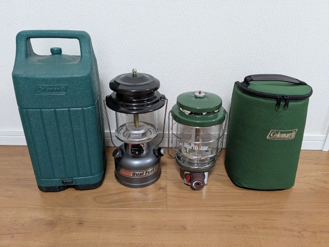 コールマン　デュアルフューエルランタン＆ノーススターガスランタン 2個セット