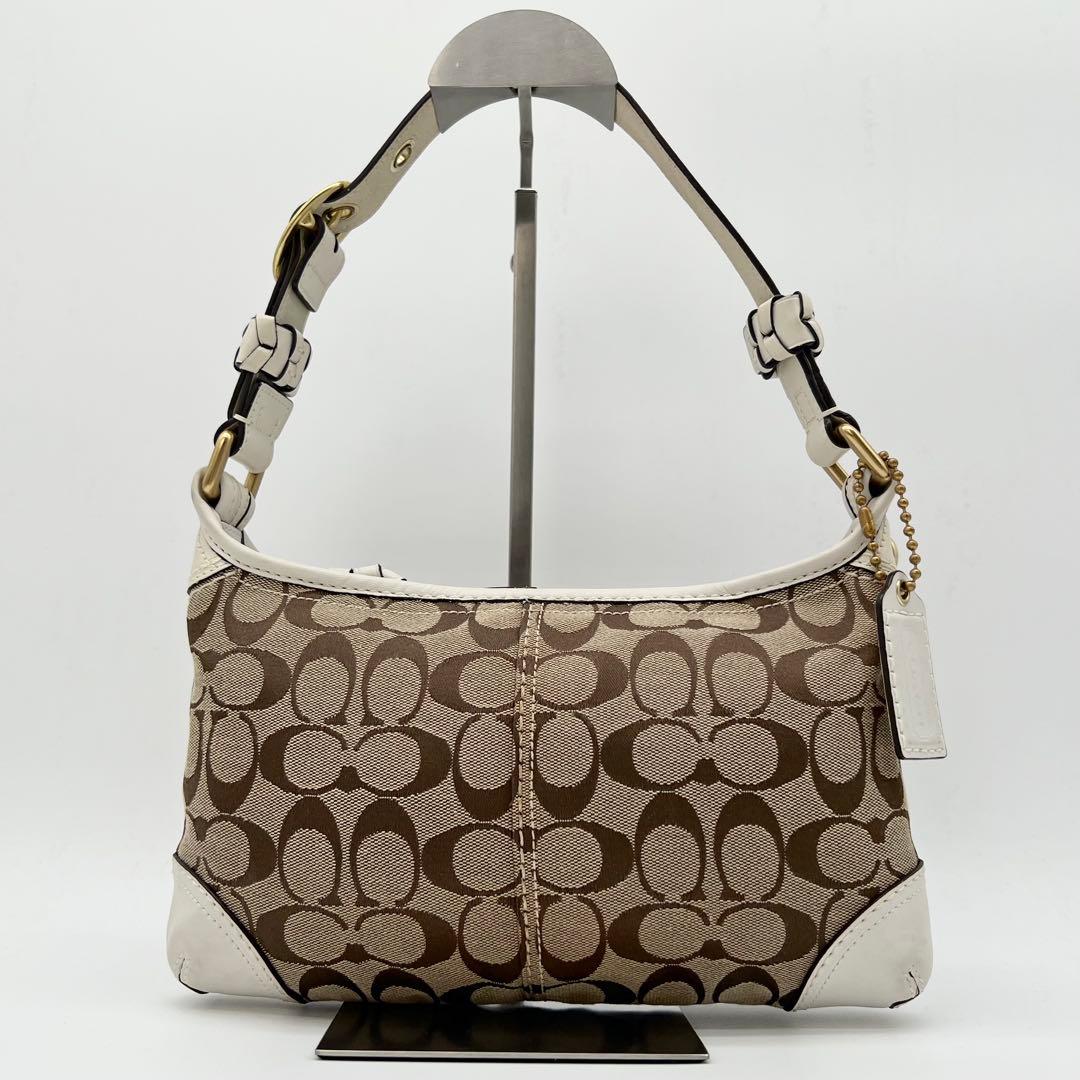 COACH ワンショルダー バッグ アクセサリーポーチ シグネチャー レザー