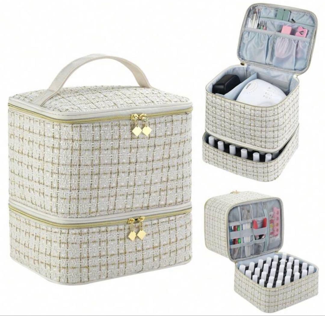 ネイルアート収納ケース＆LEDライトセット