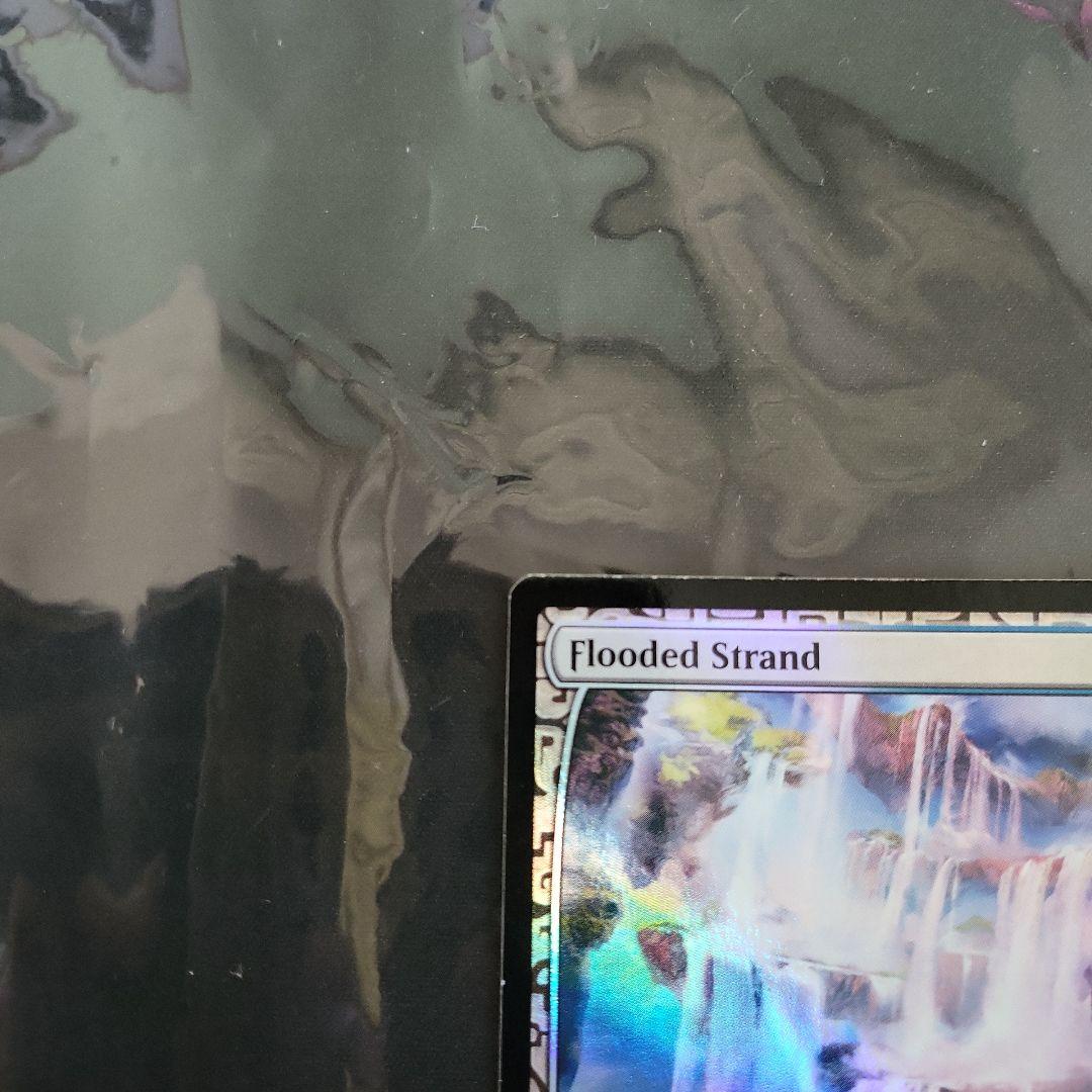 【Foil】《溢れかえる岸辺/Flooded Strand》[EXP] 土地R