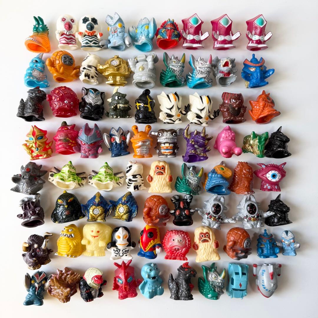 ウルトラマン　怪獣　指人形　まとめ売り　ソフビ　フィギュア　ウー　ジャミラ