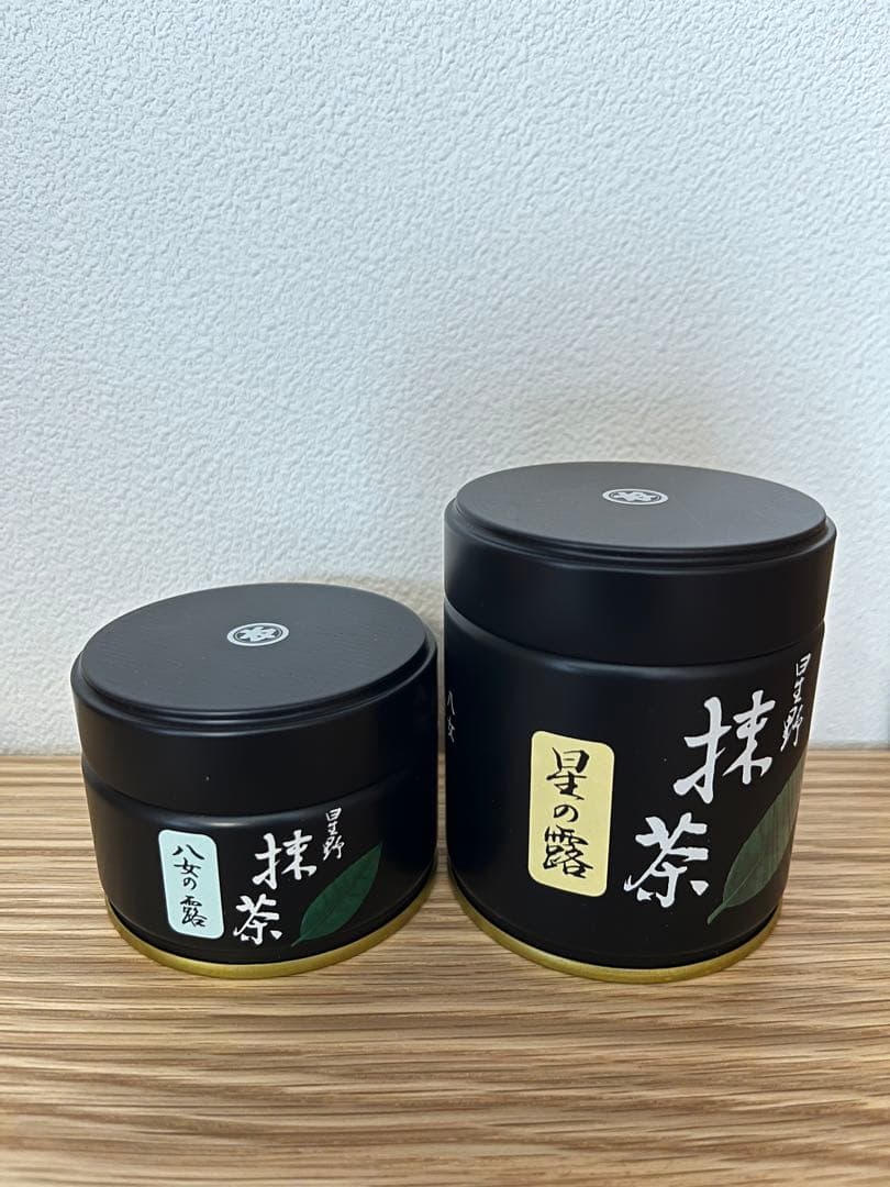 【星野製茶園】　抹茶　星の露40g，八女の露20g 星の露 八女抹茶 星野製茶 薄茶 hoshinotuyu｜八女茶・深蒸し茶・玉露