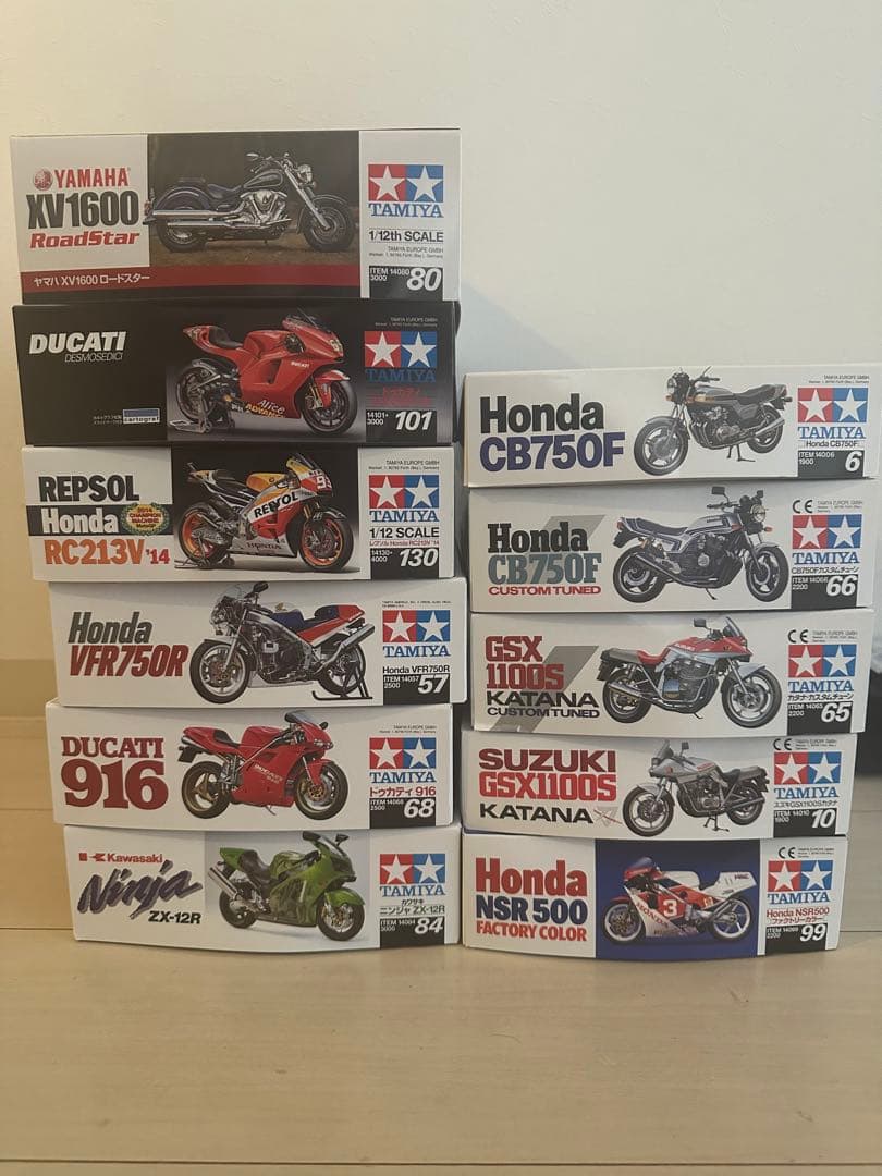 週末割引 バイクプラモデルセット 11点 まとめ売り - メルカリ