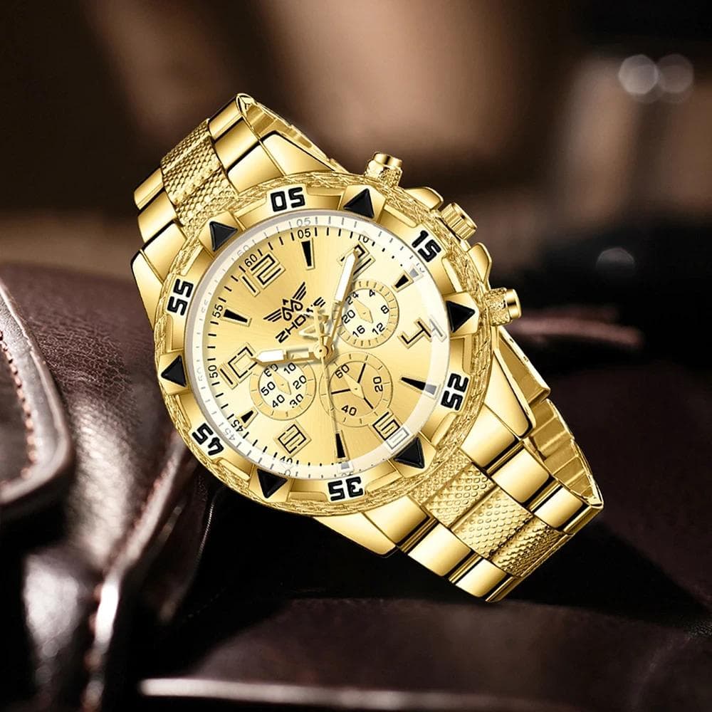 メンズ腕時計2点セット | シンプルなデジタルスケール＆クォーツ 普段