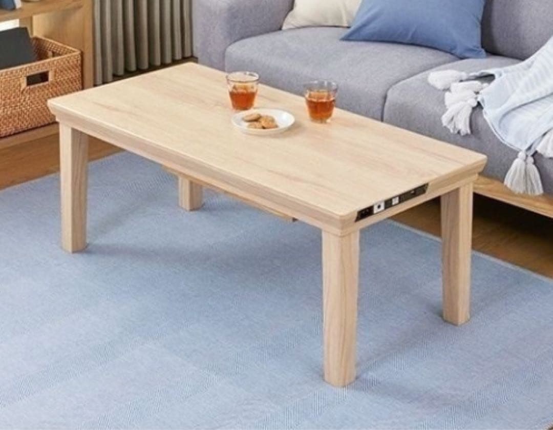 ホームコーディ USBコンセント付きこたつ（高さ調整可） 希望者には