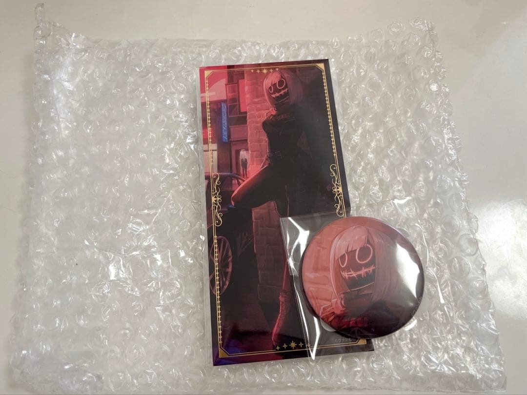 ヴァンねねくじ D賞 箔押しコレクションカード E賞 缶バッジ 鬼野ねね